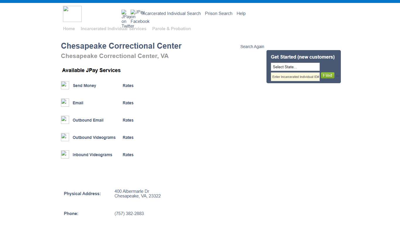 Chesapeake Correctional Center